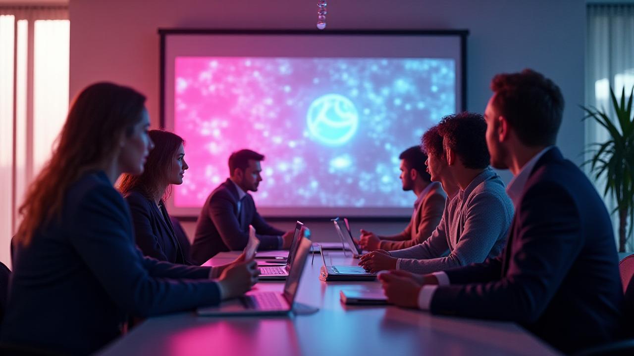 Team collaborating in a modern UK training environment